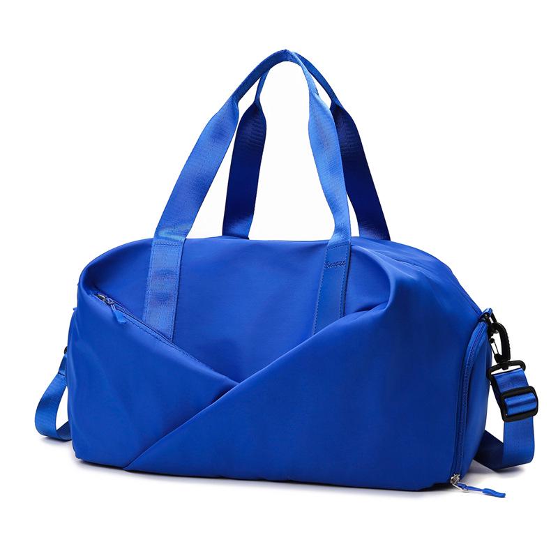 Women's Fitness Sports Bag with Shoe Compartment, Dry/Wet Separation, and Macaron Color for Yoga, Swimming, and Training