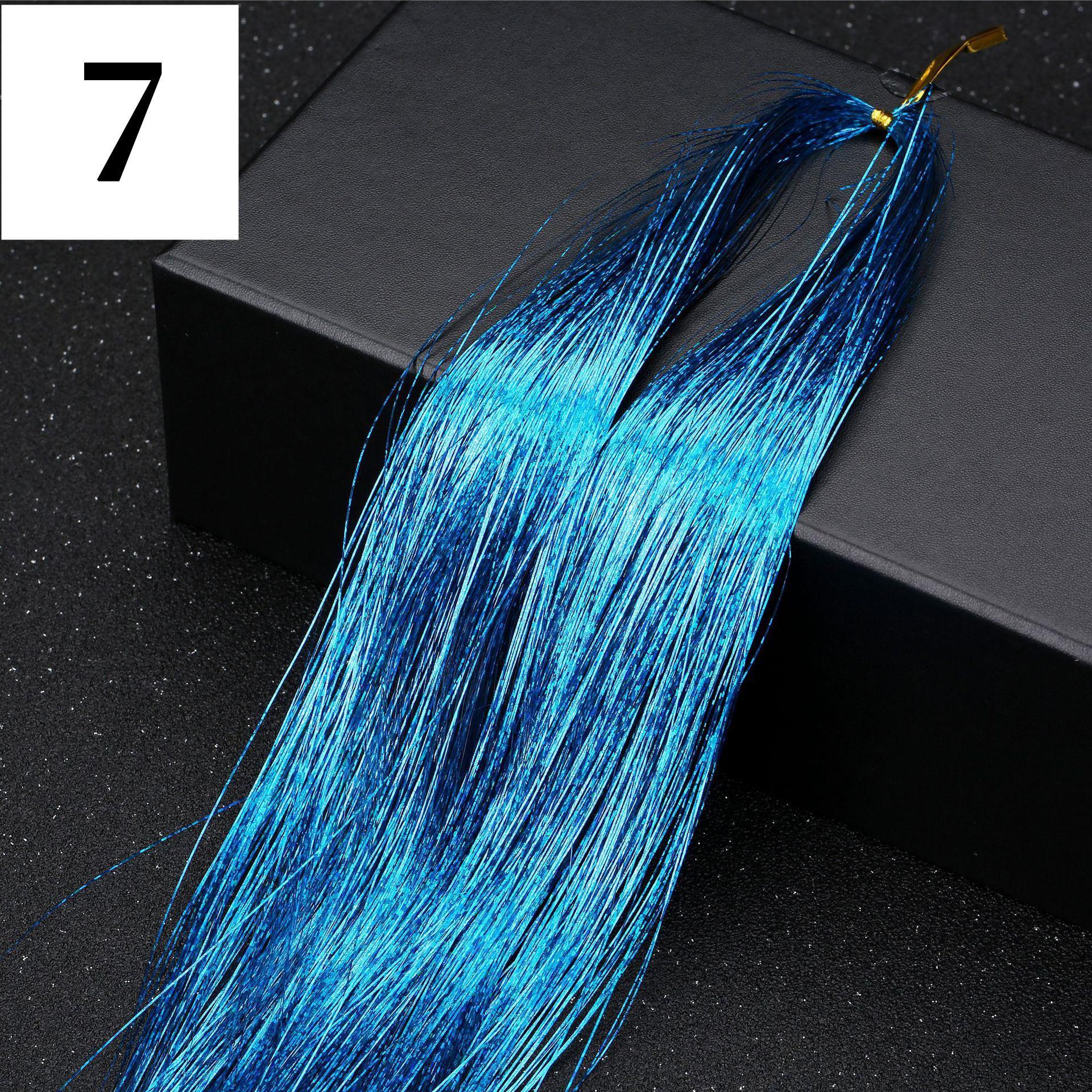 

93 см 180 прядей для волос с блестками и голографическими блестками для наращивания, подчеркивающих вечерние 2pcs