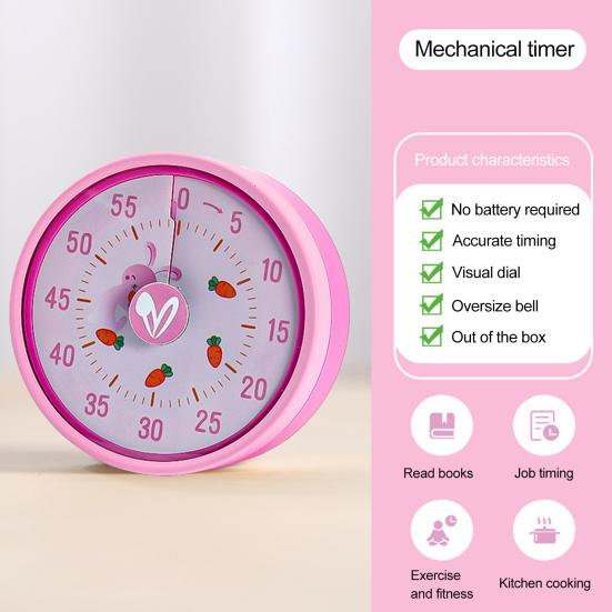 Kitchen Timer for Cooking High Precision Chef Timer Clock Magnetic Mechanical Desk Timer Countdown