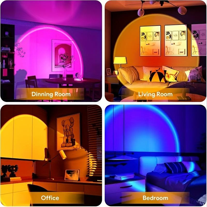 Sunset Light Projection LED Light with Remote Control, 16 Colors Night Light, RGB Lighted Sunrise Lights