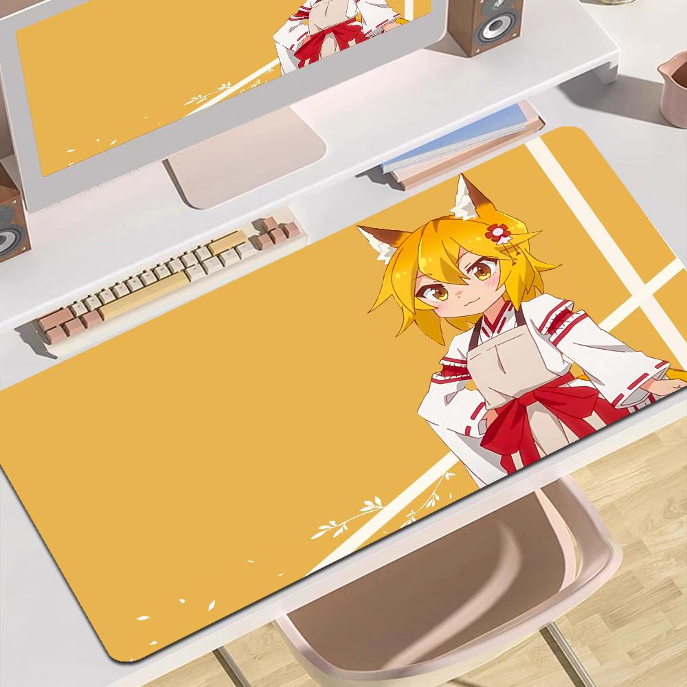 The Helpful Fox Senko-san Fashion Gamer Speed Mice Retail Small Rubber Mousepad Size For Keyboards Mat Boyfriend Gift