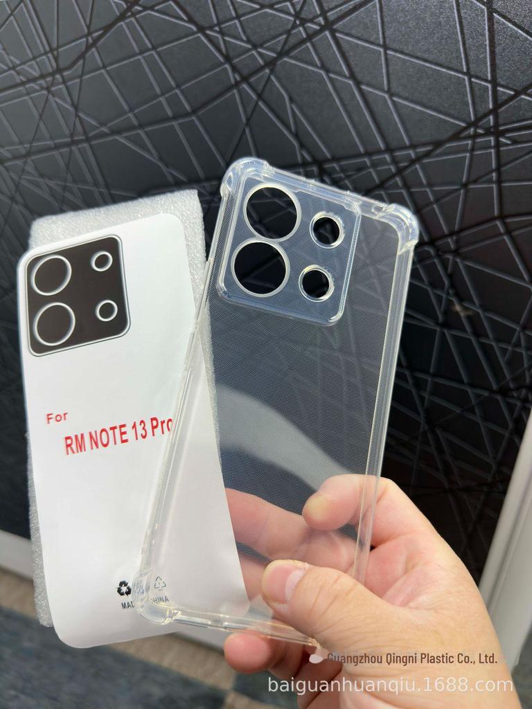 Redmi Note 13 Pro+ 5G Transparente stoßfeste Hülle mit All-Inclusive-TPU-Schale für Xiaomi 13