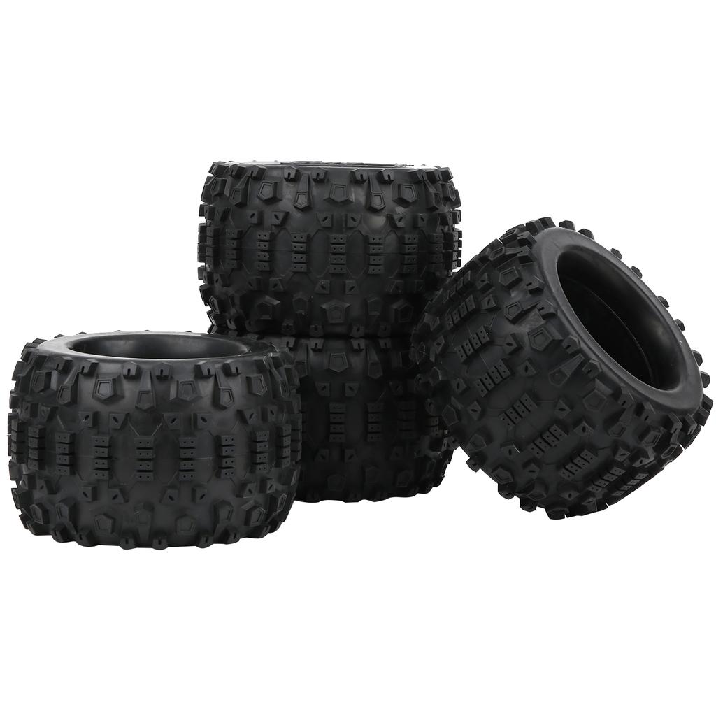 4Pcs RC Car Wheels Tires Accessory for ZD Racing Large Foot 18 Model Car 170x103mm