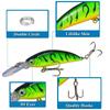 High Carbon Steel Three Anchor Hook Simulation Fish Bait Sequin Hard Bait 7cm/6g