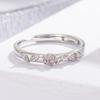 Little Prince & Rose Pink Diamond Star Couple Rings - Unisex, Fashionable & Versatile
