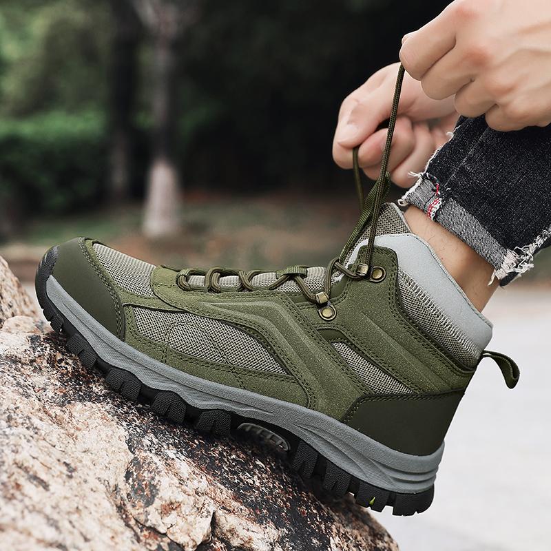 High Top Breathable Hiking Shoes Tactical Sport Men'S Shoes Male  Mountain Climbing Shoes Hunting Boots Men Outdoor Boots