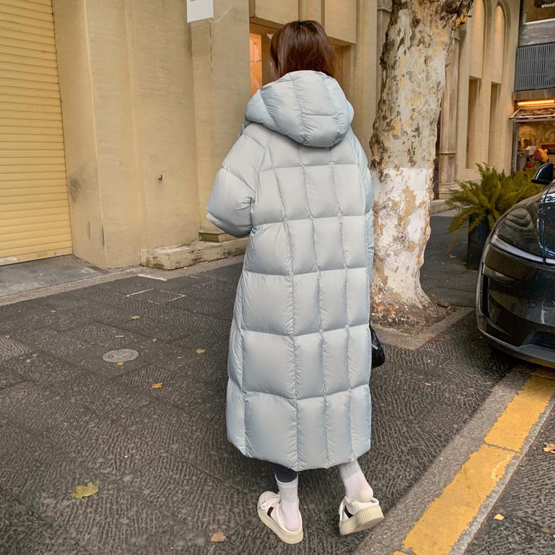 Podzim Zima Zahustit Teplá Parka Ženy Neformální Sladké Jednobarevné Velká kapsa Volná Dlouhý kabát s kapucí Bundy Outwear