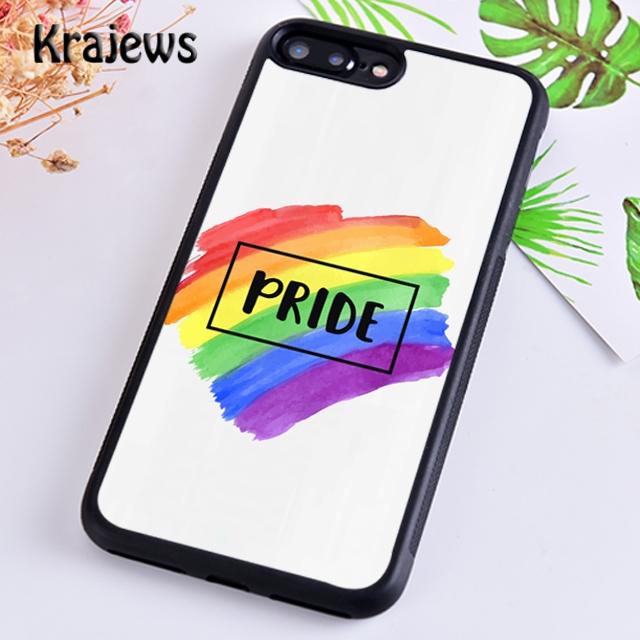 Krajews Gay Pride LGBT Flag Springs Phone Case Cover For iPhone 17 Air 16 15 14 plus 12 13 pro max coque Fundas