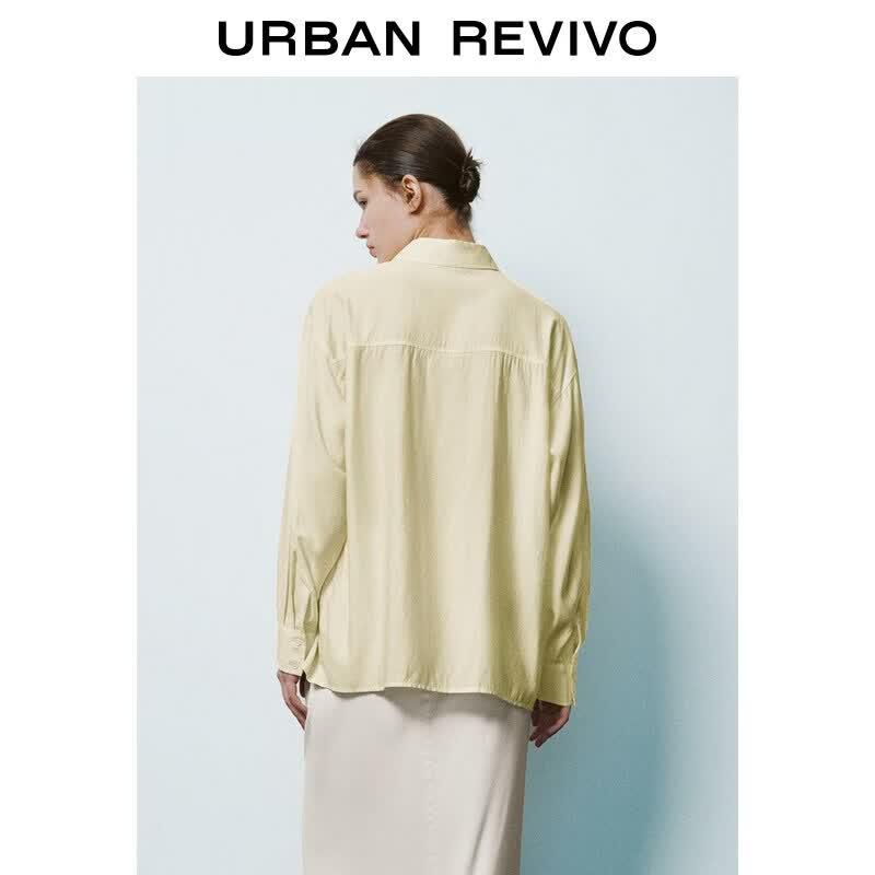 UR Women's Long Sleeve Hidden Placket Shirt
