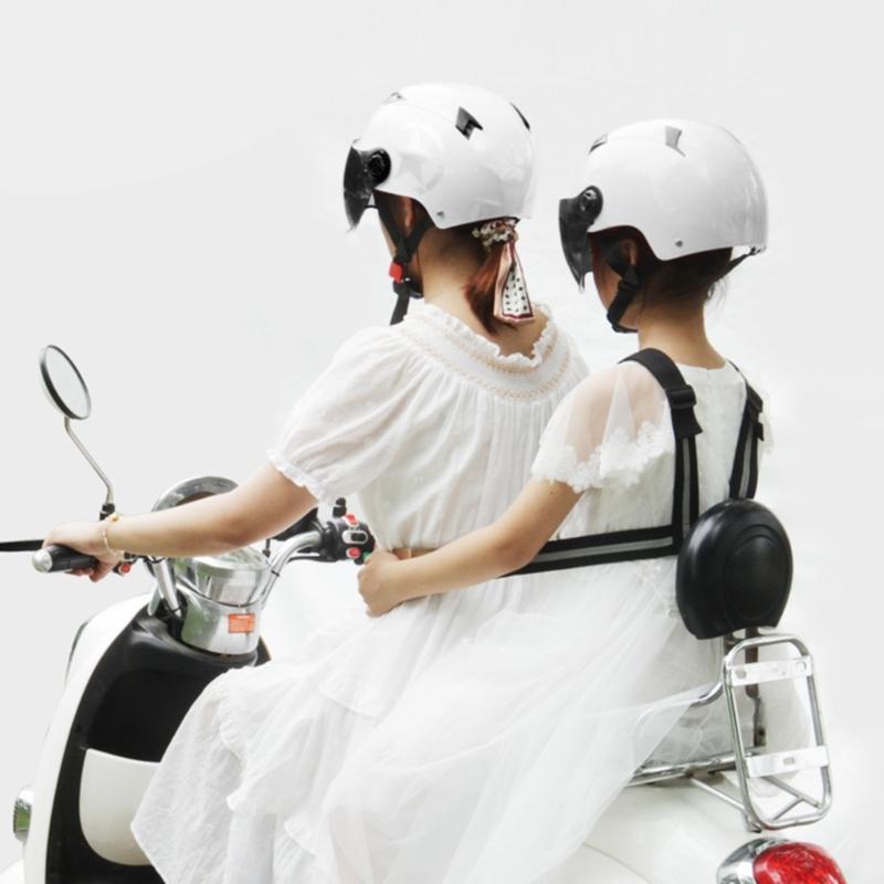 Oppgraderinger Sikkerhetssele for Barns Kjøring Sikker Justerbar Belte passer for Motorsykler