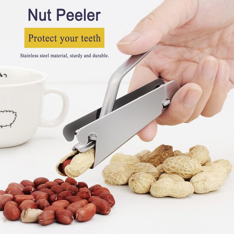 Stainless Steel Melon Seed Peeling Artifact Pistachio Sunflower Seeds Peanut Peeler Shell Opener Multifunctional Kitchen Tool