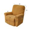 Split Jacquard Recliner Cover Elastic Lazy Boy Chair Sofa Covers Stretch Spandex Couch Slipcovers Armchair Case Solid Color