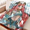 Cartoon Genshin Impact Xilonen Furina Flannel Blanket Cover Warm Soft Anime Blanket Multifunctional Decor Home Universal Blanket