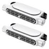 Car Headrest Cooling Air Fan 3 Speeds Adjustable Car Interior Rear Headrest Fan Cooler Air Cooling Fan Summer Car Accessories