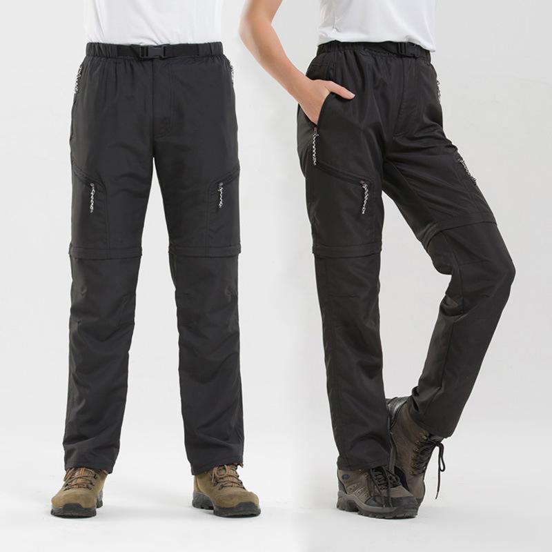 Men Quick Dry Outdoor Pants Removable Summer Breathable Pant