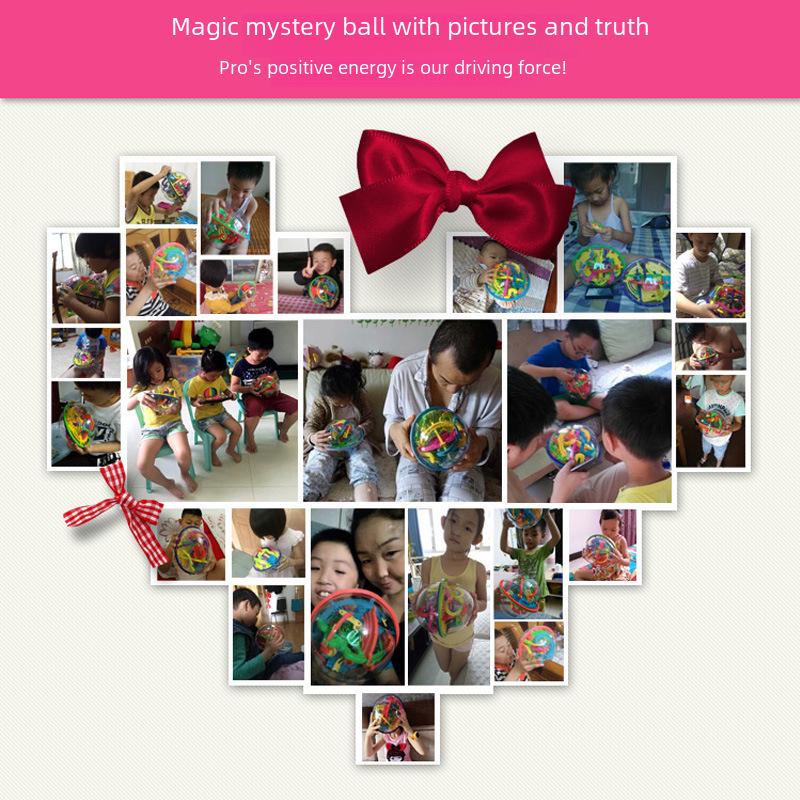 Aikeyou 3D Brain Maze Ball: Large Educational Toy for Children's Concentration and Track Training.