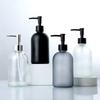 410ml Storage Container Glass Liquid Soap Dispenser New Empty Bottle  Hotel