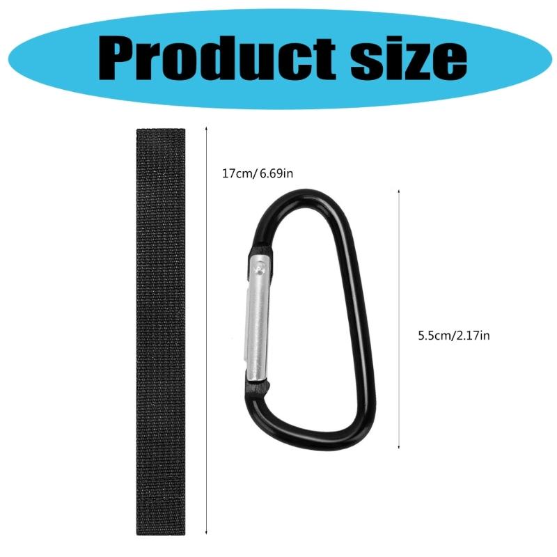 4 Pack Multifunctional Stroller Clips Strong Webbing Hooks For Diaper Bags Groceries Backpacks Wheelchairs Hook