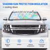 Windshield Sun Shade For Porsche Panamera Foldable UV Reflective Front Window Sun Protection Cover Accessories