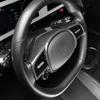 For Hyundai IONIQ 5 -2024 Carbon Fiber ABS Steering Wheel Cover Interior Steering Tuning Handle Button Trim Frame LHD RHD