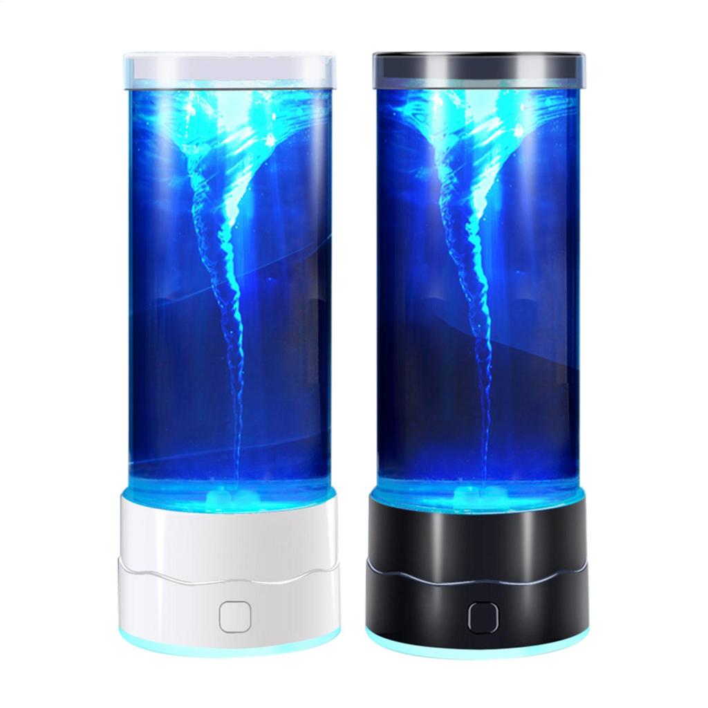 Tornado Night Light Multi-Color Cool Fun Table Lamp Home Decor Water Tornado Night Light for Home Dorm Office Apartment Study