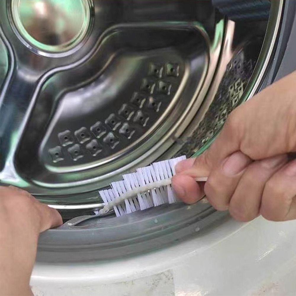 Decontamination Rolling Washing Machine Brush Long Handle Bathroom Washing Tool Cleaner Brush
