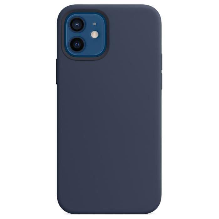 Case for iPhone 12 - Premium - Shockproof - Anti-slip - Navy Blue - Flexible