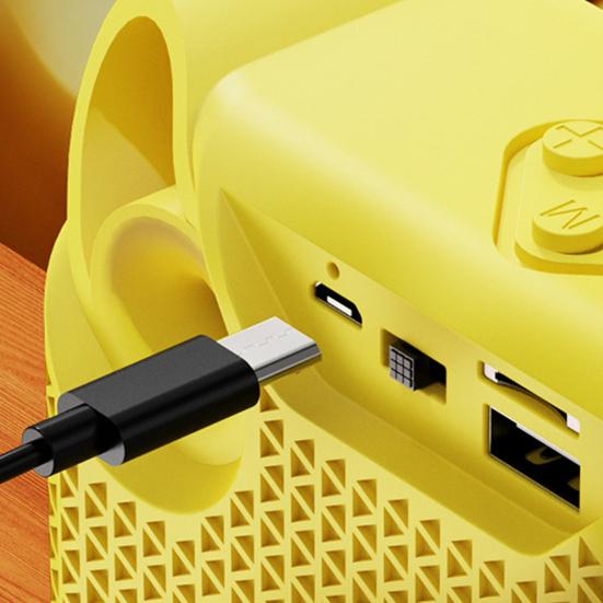 Bluetooth-compatible Speaker with Colorful Lights Low Latency Wide Area Sound Effect Rechargeable