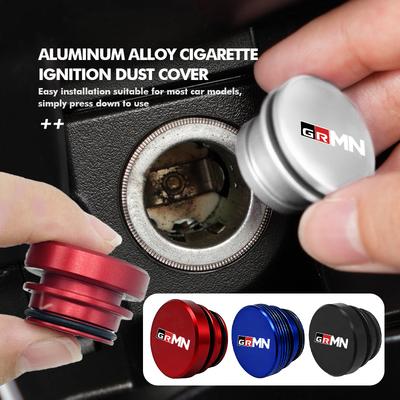 Car Cigarette Lighter Dust Plug Protective Cover Auto Decoration Accessories For Crown GR GM Corolla YARIS Auris C-HR