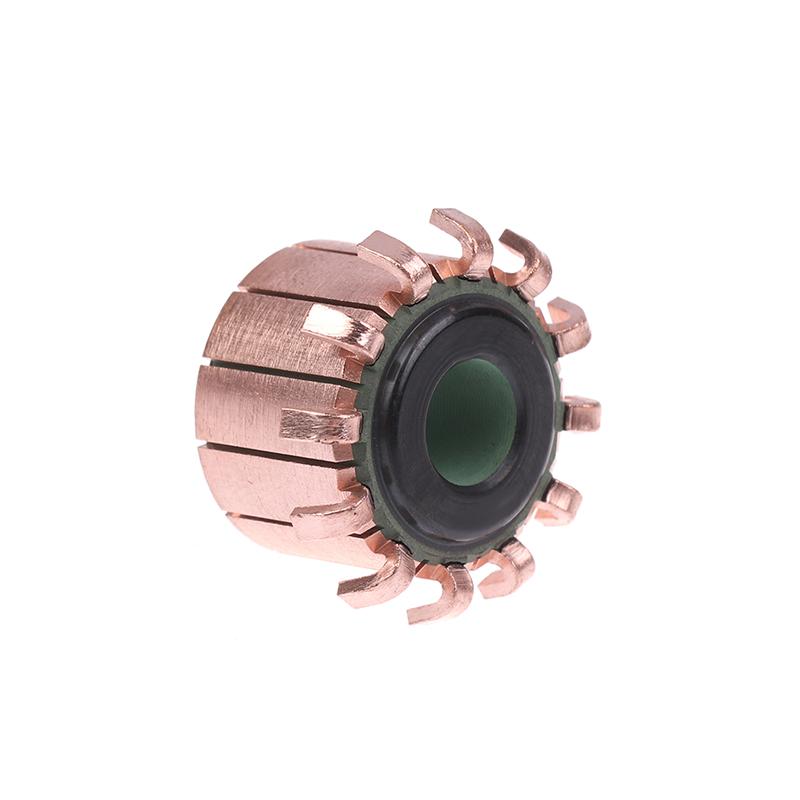 1 Piece Copper Hook Type Electrical Motor Commutator 23X9X17Mm 12P Teeth Copper Hook Type Electrical Motor Commutator