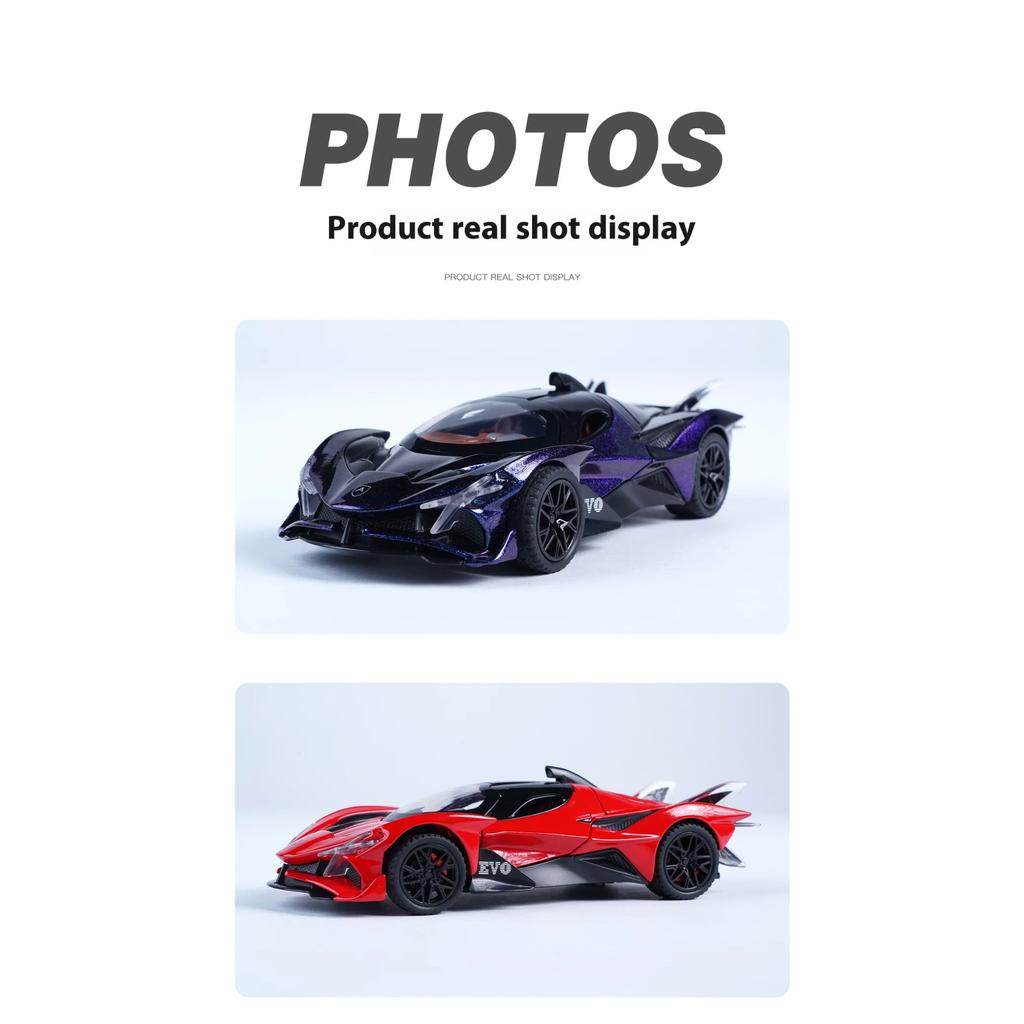 1/32 Scale Apollo EVO Alloy Toy Model - Futuristic Design, Sound & Light Effects, Spring Action - Ideal for Kids' Play