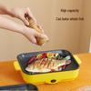 Multifunctional Electric Grill: BBQ, Griddle, Shabu-Shabu, & Fish Roaster