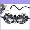 Make-up-Maske für Erwachsene mit Spitzendesign und Glitzerakzenten für Kostümpartys und Halloween-Veranstaltungen