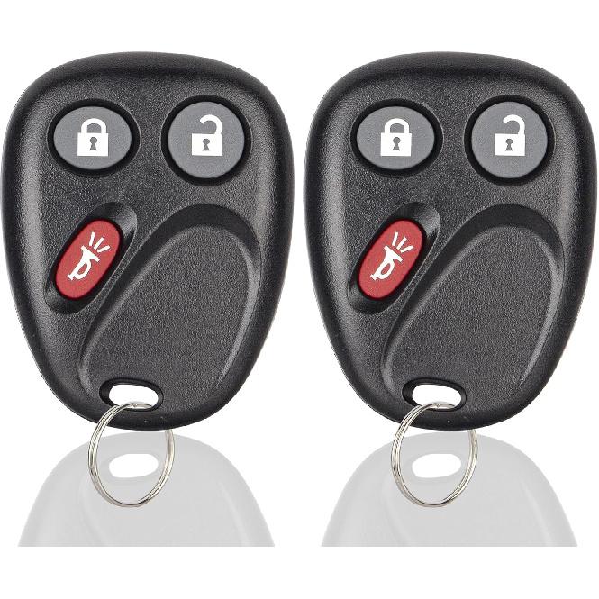 Keyless Entry Car Key Fob Replacement for 2003-2007 Chevy Chevrolet Silverado Tahoe Avalanche Equinox SSR Suburban/GMC Sierra Yukon/Cadillac