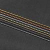 2M/lot 1.5mm Gold Bulk Copper Cylindrical Bead Chain Bamboo Chains For DIY Necklace Bracelet Jewelry Making Supplies