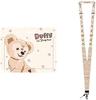 Duffy Stella Lou Pass Case, iC Card Case, Strap, Commuter Pass Case, Name Holder, Card Case, Card Holder Cover, Cute Gift for Kids (Color: Duffy)