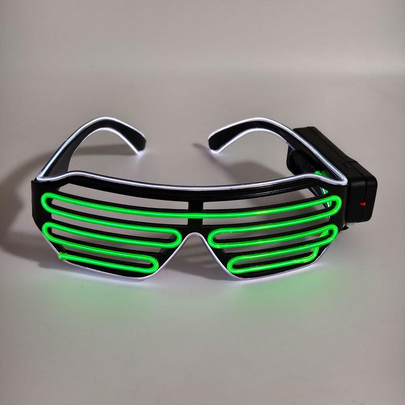 LED Party Blinds: Flashing Music Glasses for Clubbing and Atmosphere