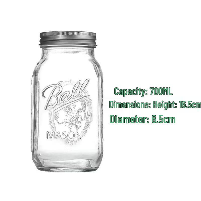 16oz Split Lid Mason Jar for Herbs, Salads, and Oatmeal