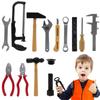 Simulation Repair Tool Toys for Boy Plastic Children Maintenance Tools Screwdriver Hammer Tongs Kids Pretend Play Toy TMZ