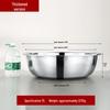 Stainless Steel Basin, Large/Extra-Large: Ideal for Washing Vegetables, Mixing Dough, or Bathing.