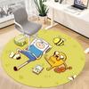 Adventure Time Characters Office Round Area Rug, Under Office Chairs Bedroom Living Room Home Decor, a1022378