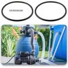 Pack of 2 Large Fluoro Rubber Non Slip O Rings for Above Ground Pool Equipment Model R0586300 Replacement Stable Seal