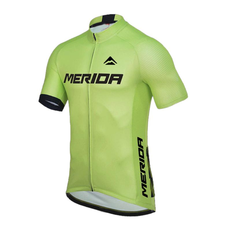 Men Cycling Jersey Merida Classic Black Cycling Racing Tops Short Sleeve Cyclist Clothes Shirt Maillot Summer Bicycle Bike Wear