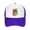 Playful Multitasking Chaos Quote Des Mesh Baseball Cap Casual Hat Outdoor  For Womens Unisex FeUnisex