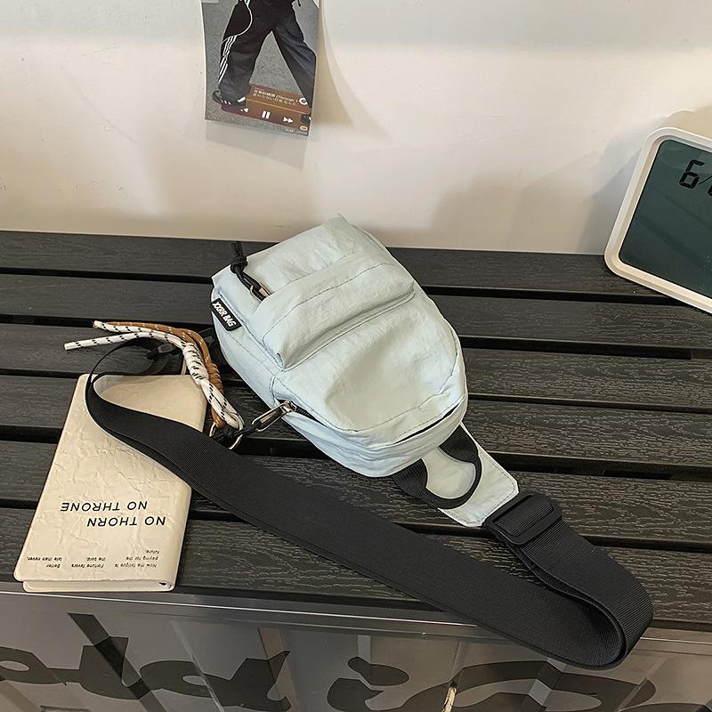 Breast Bag Women'S Trend Small Satchel Personalized Fashion Brand Crossbody Backpack Men'S Casual Mini Mobile Phone Bag