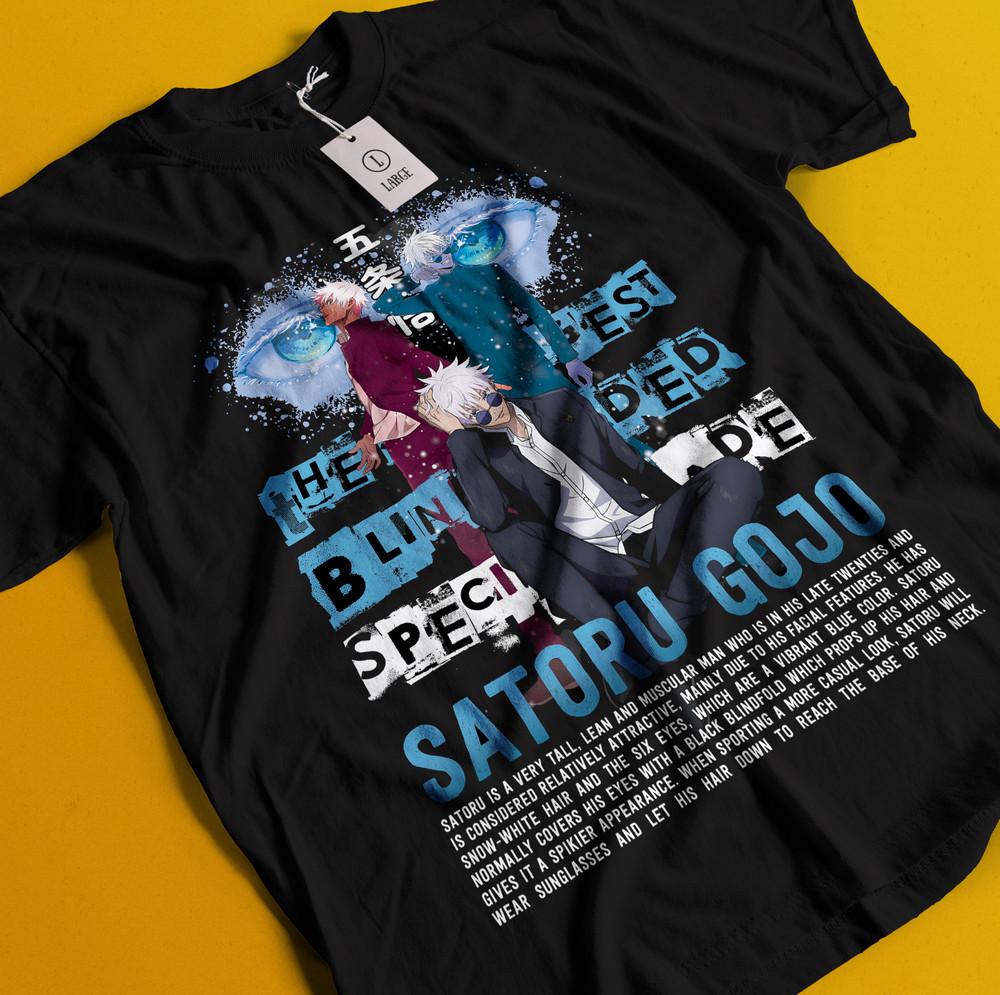 

Футболка Годжо Сатору Футболка Гето Сугуру Футболка Дзюдзюцу Кайсен Футболка Тодзи Футболка Сукуна Тодзи XL