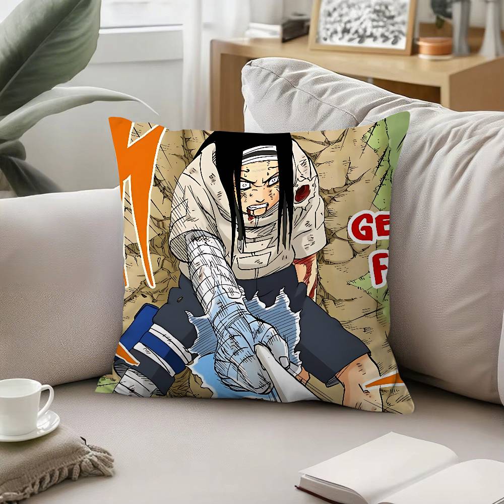 Cool NNeji Hyuga Pillow Case Sofa And Living Room Decorative Cushion Covers Dustproof And Miteproof Invisible Zipper