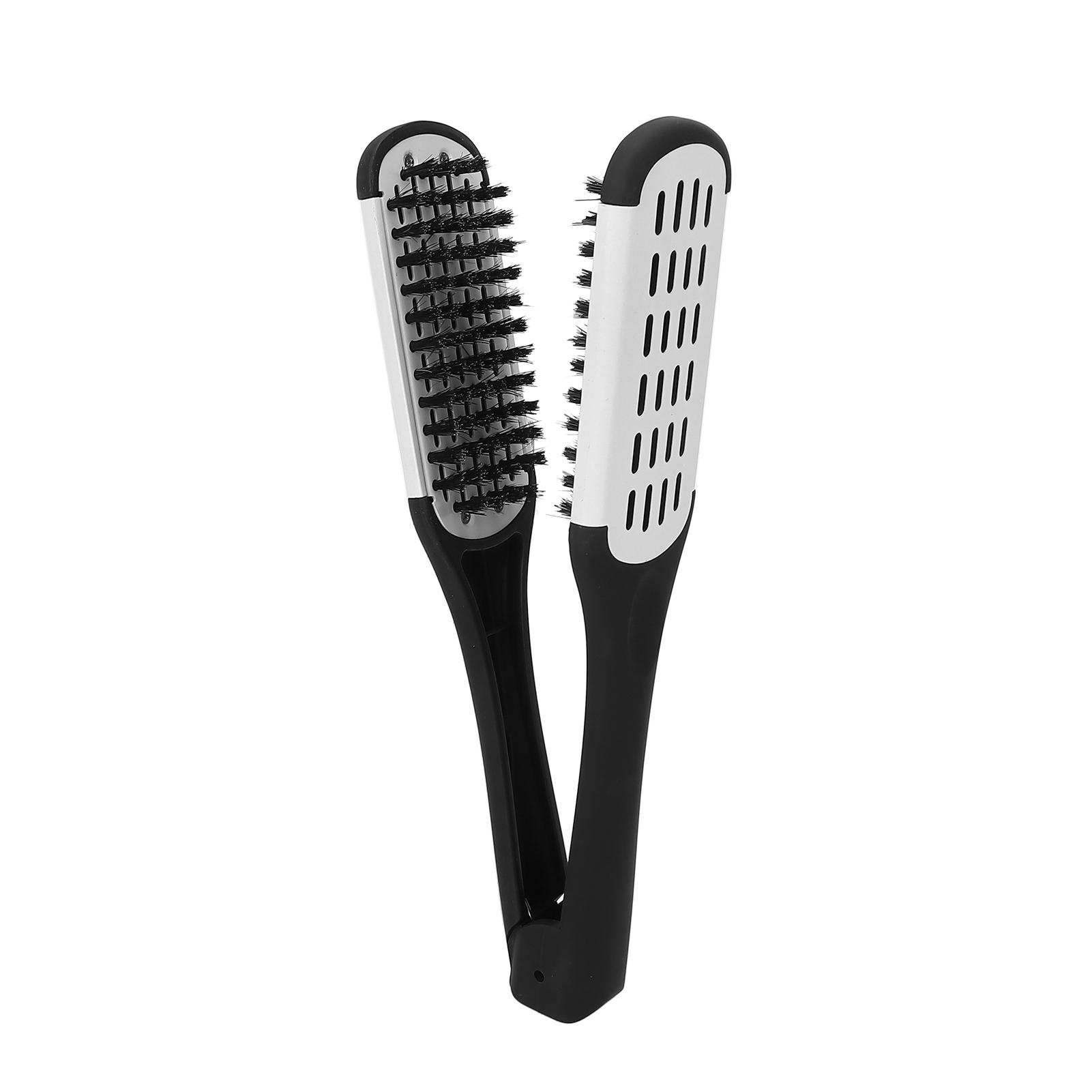 

Straightening Brush Stable Breathable Design Double Sided Protective Reliable Durable Hairdressing Tool for Salons