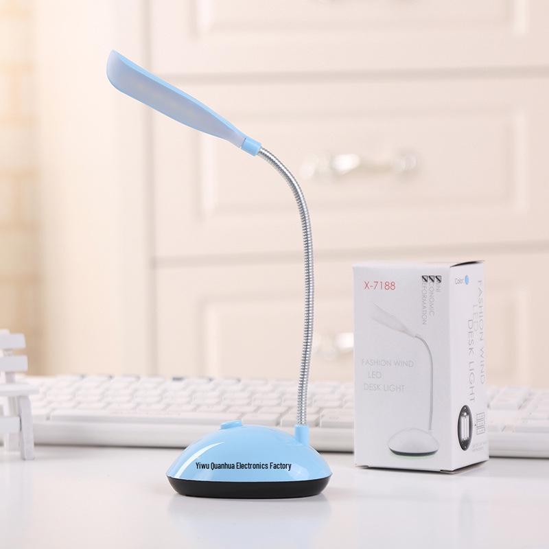 

Креативная складная настольная лампа - Защищающая глаза, работающая от аккумулятора, энергосберегающий ночник для студентов синий