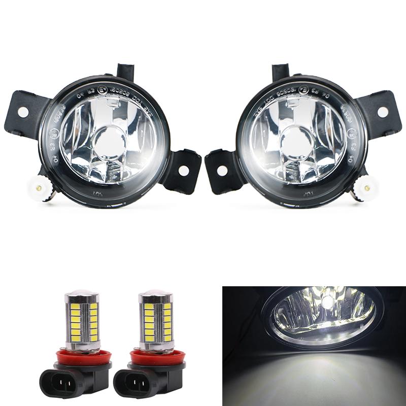 Fog Lamp Assembly For BMW X5 E70 Sport Package 2011 2012 2013 Front Bumper Anti Fog Light 63177224643 63177224644